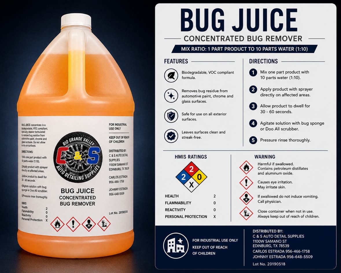Bug Juice — C&S Auto Detailing Supplies